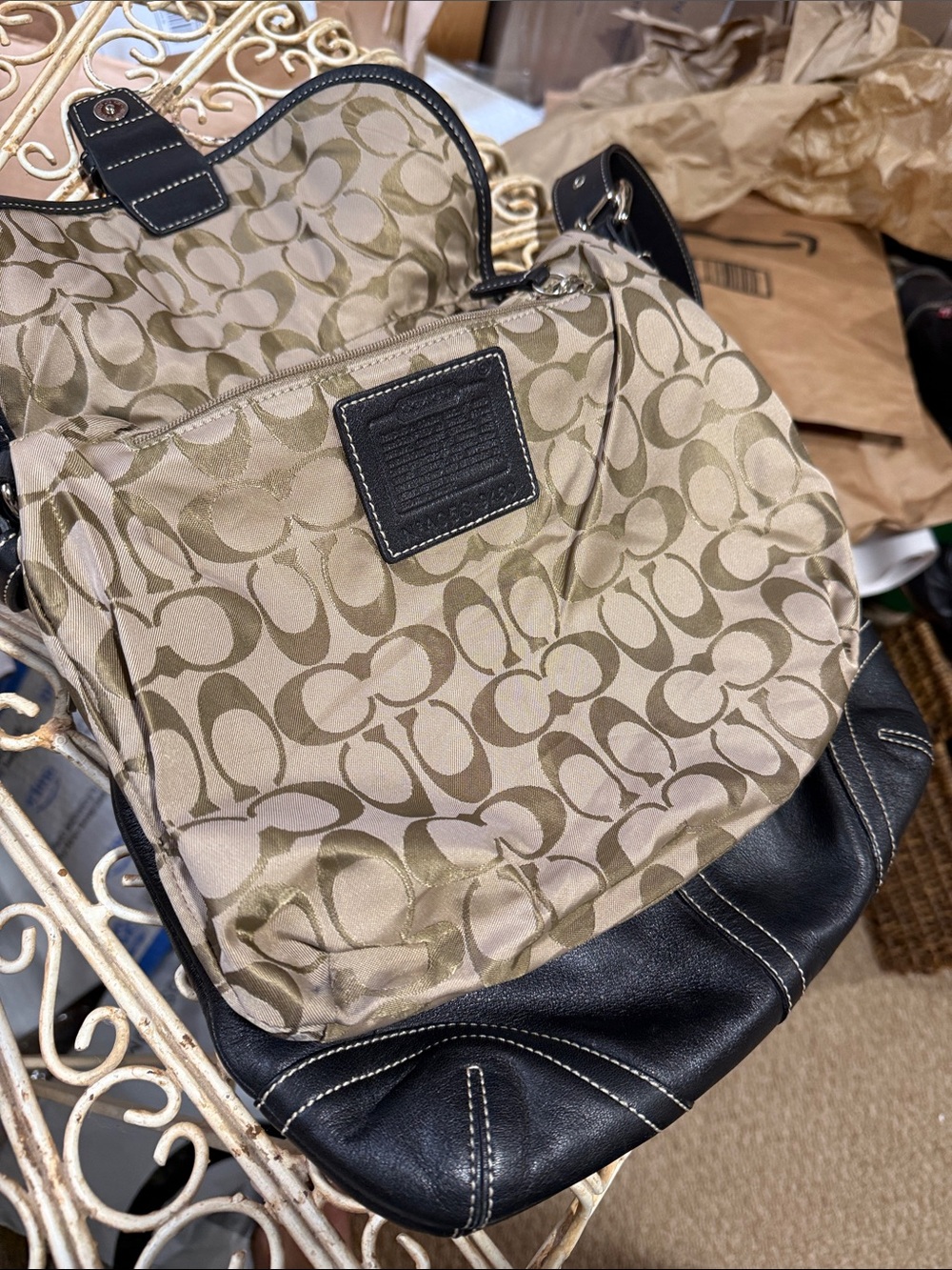 Coach SoHo Flap 9480 Black Leather Crossbody with Buckle Detail - Picture 14 of 14